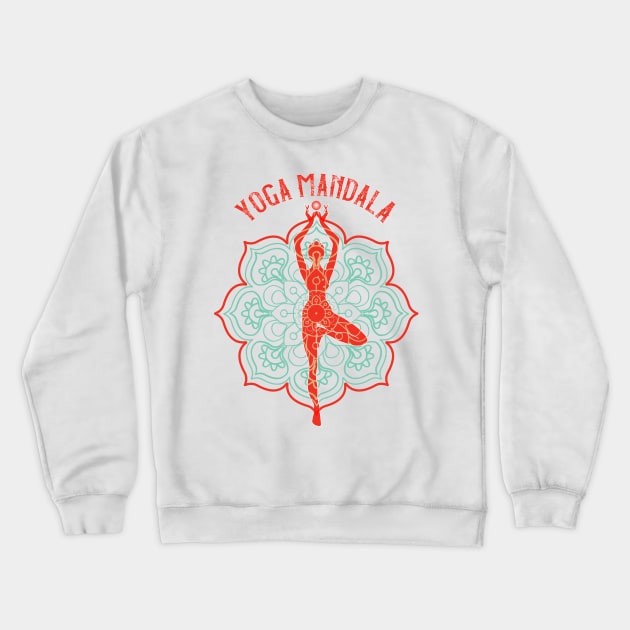 The Tree yoga pose Crewneck Sweatshirt by emma17